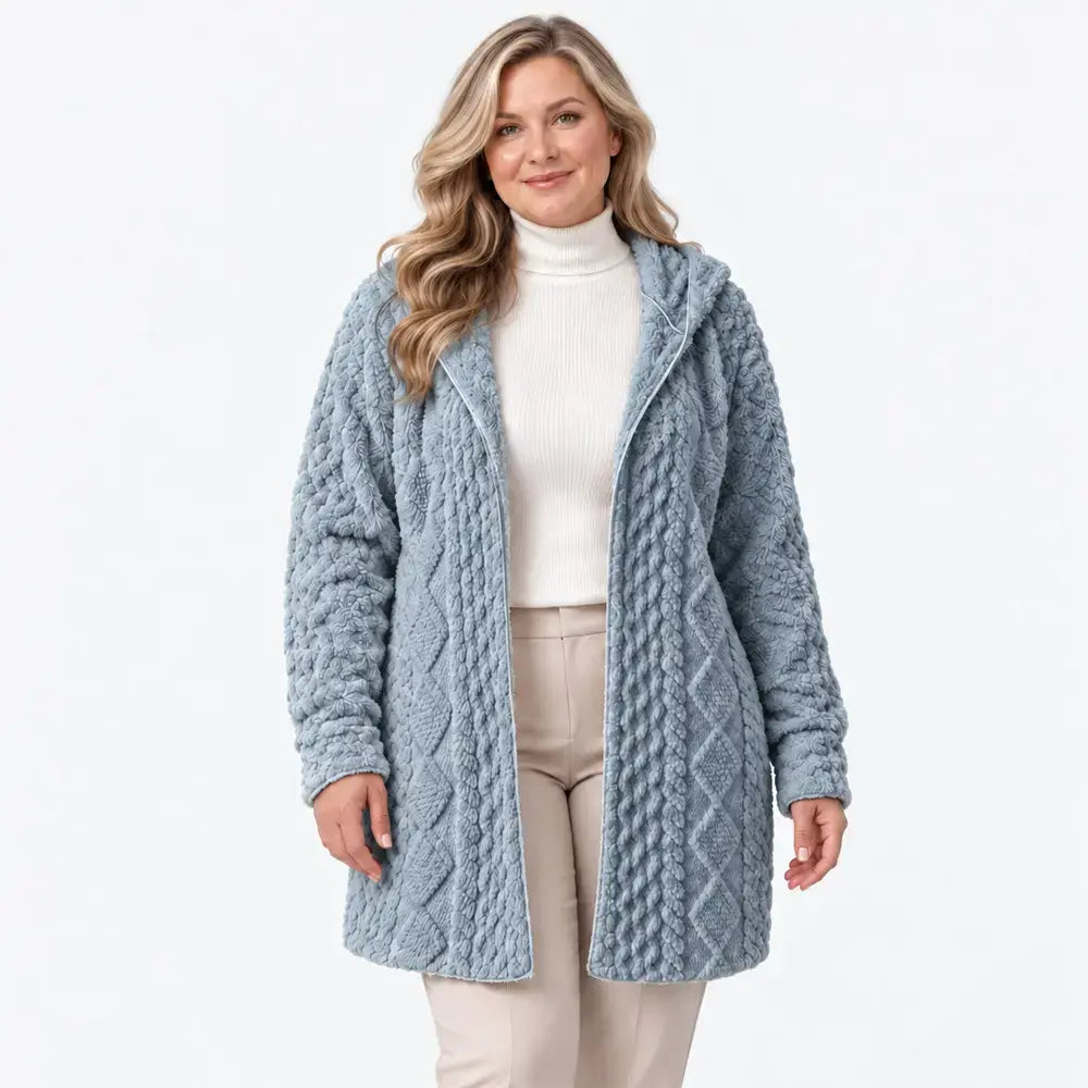 🤍✨【1 kus, S–2XL】Hrejivá dámska mikina s kapucňou – mäkká, pohodlná a ideálna na jeseň a zimu.