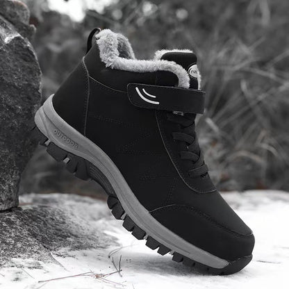 【39 – 44】【Oferta especial】Calzado de terciopelo para hombre (otoño e invierno), con puntera redondeada y forro de algodón