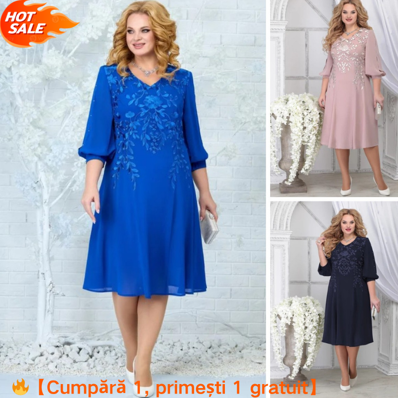 👗【S-5XL】Елегантна рокля с непринудено усещане, удобна и висококачествена.