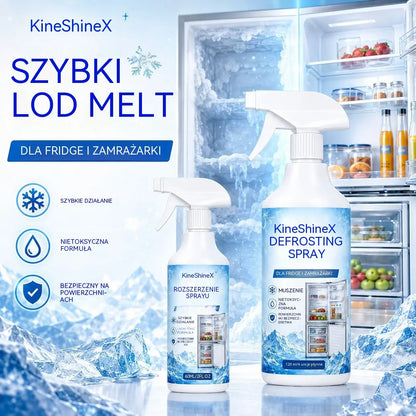 🔥【2 butelki 】❄️ Nowy spray do odmrażania 2026 🧡 Szybko usuwa lód z zamrażarki