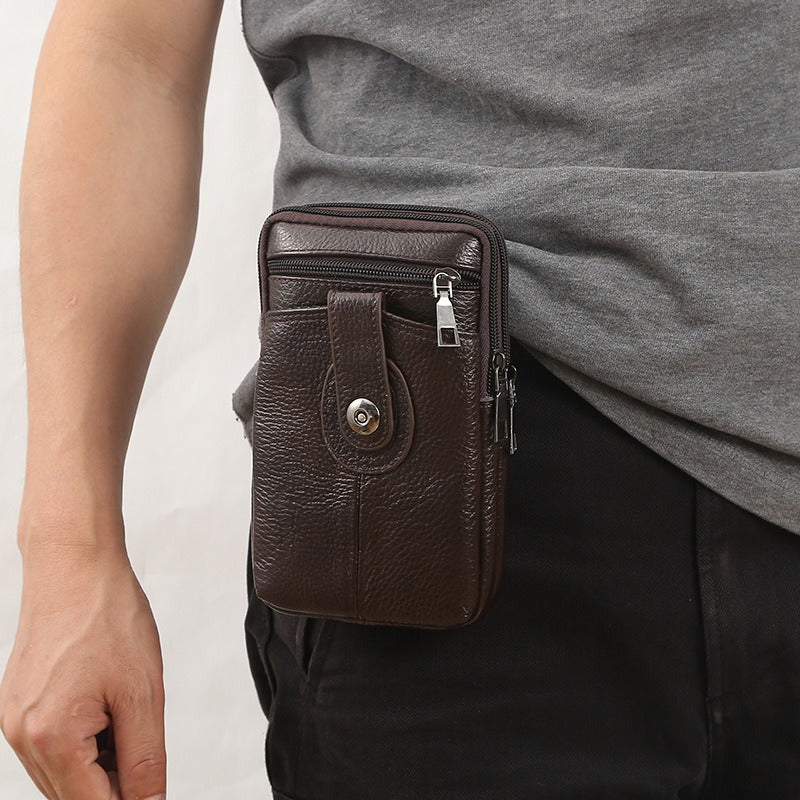 🏆【🔥Vroča razprodaja】Denarnica za mobilni telefon, vsestranska torba za čez ramo/čez telo iz pravega usnja, prenosna torba za na pot