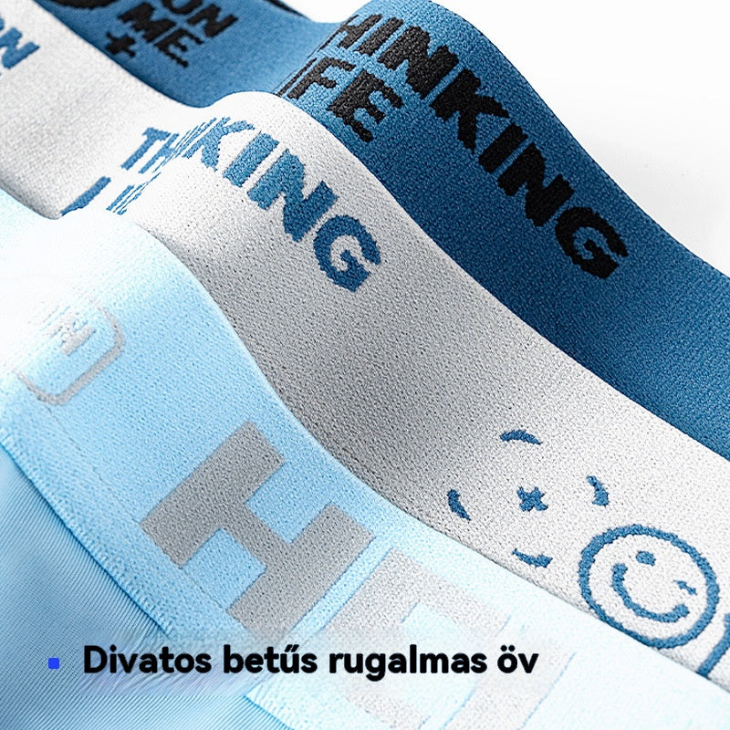 🔥【6 darabos csomag】🧊 50% kedvezmény --- Férfi plus size antibakteriális modális U alakú hálós boxeralsó