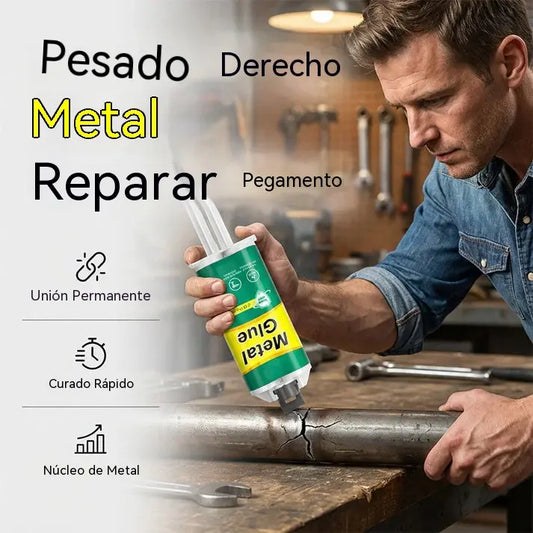 【Juego de 3 piezas】 31 € 🔥🛠️Pegamento reparador de metal AB de alta resistencia