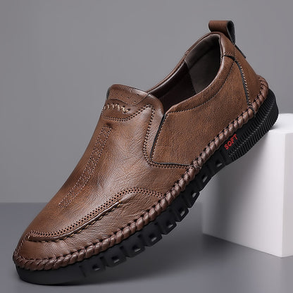 🏆👞【39-44】2026 casualowe buty sportowe dla mężczyzn, wykonane z prawdziwej skóry, z miękką, antypoślizgową, oddychającą podeszwą ✅Płatność przy odbiorze