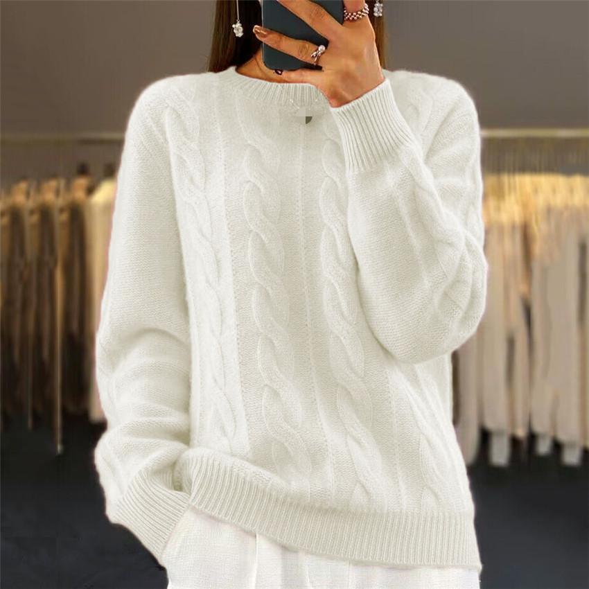 🔥✨【Jesienny nowy styl】【S-2XL】2025 Jednolity kolor Wysokiej jakości miękki i wygodny wełniany sweter