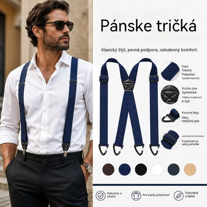 📢📢50% zľava! 🧷Pánske traky s prekríženým chrbtom🧷