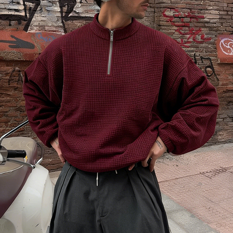 【50 % popust】【S-5XL】Moška jopa s kapuco in zadrgo v evropskem in ameriškem slogu, moška jopa s kapuco in zadrgo s stoječim ovratnikom