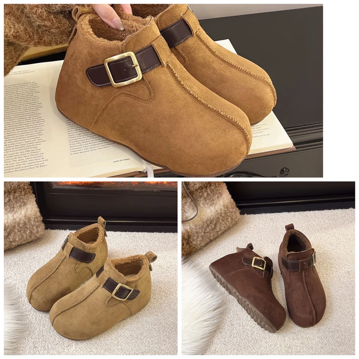 🔥【35–40】Nové módne a všestranné ležérne snehové čižmy s teplou podšívkou, retro štýl Birkenstock