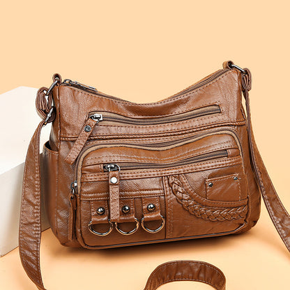 💥【50% zľava po obmedzenú dobu】👜2025 nová veľká mäkká kožená kabelka cez rameno/crossbody