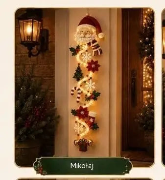 🎄🎃Ostatni dzień! 🎅Ciesz się 50% rabatem na podświetlane świąteczne dekoracje drzwi!
