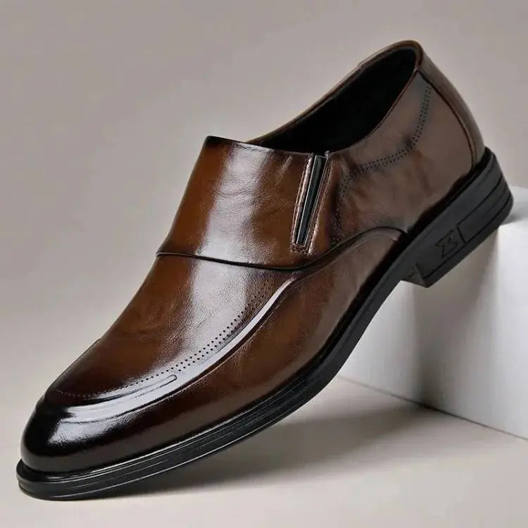 ✨🔥【38-44】Męskie buty biznesowe w stylu brytyjskim z miękkiej skóry ✅miękka skóra ✅oddychające ✅miękka podeszwa ✅codzienne