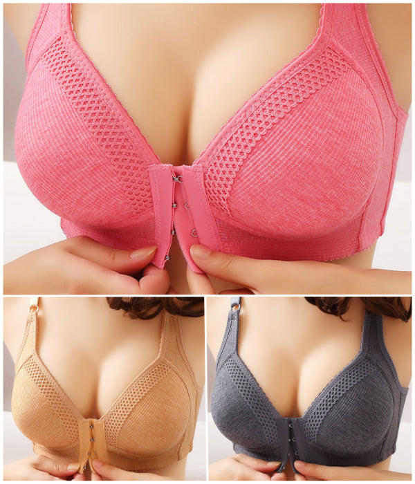 【Reducere de 50%】【Set de 3 piese - extrem de accesibil】Sutien push-up de înaltă calitate, fără cusături, la modă, antiderapant