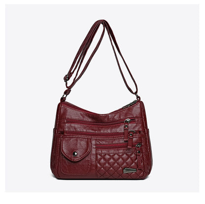 🔥 Zľava 50 % 👜 Dámska kabelka z mäkkej kože – priestranná, s viacerými priehradkami