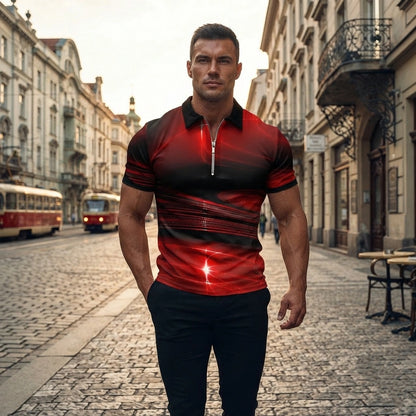 😎 50% taniej | Męska koszulka polo z krótkim rękawem S-6XL 2026. Nadaje się do pracy i odpoczynku
