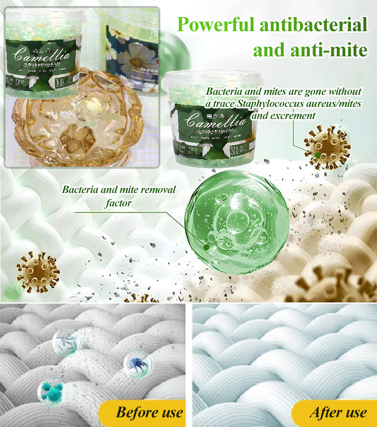 [✨100 buc✨]Bilă de rufe Camellia cu perle de rufe 5 în 1, parfum de lungă durată, detergent de rufe concentrat, decontaminare puternică