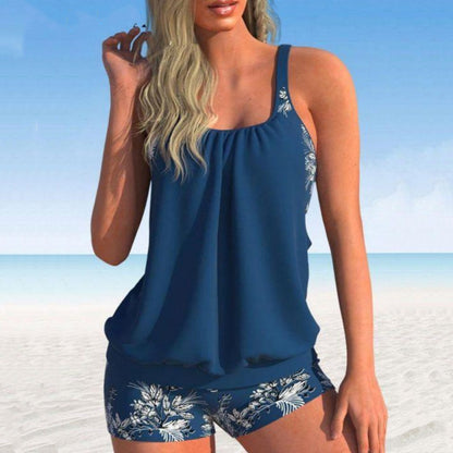 🌊50% de descuento para el verano🔥 Traje de baño de dos piezas de secado rápido para mujer con estampado✅️Pago contra entrega