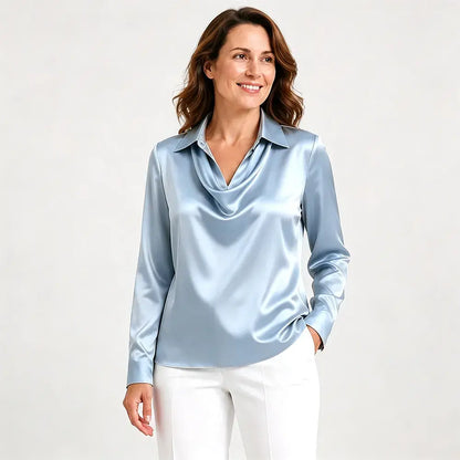 【50% taniej przez ograniczony czas】【S–3XL】【40–100 kg】Elegancka damska koszula z kołnierzykiem i nadrukiem