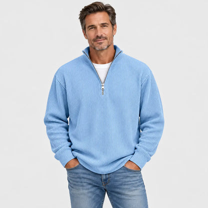 【S-5XL】Nueva sudadera para hombre con cuello alzado, otoño/invierno