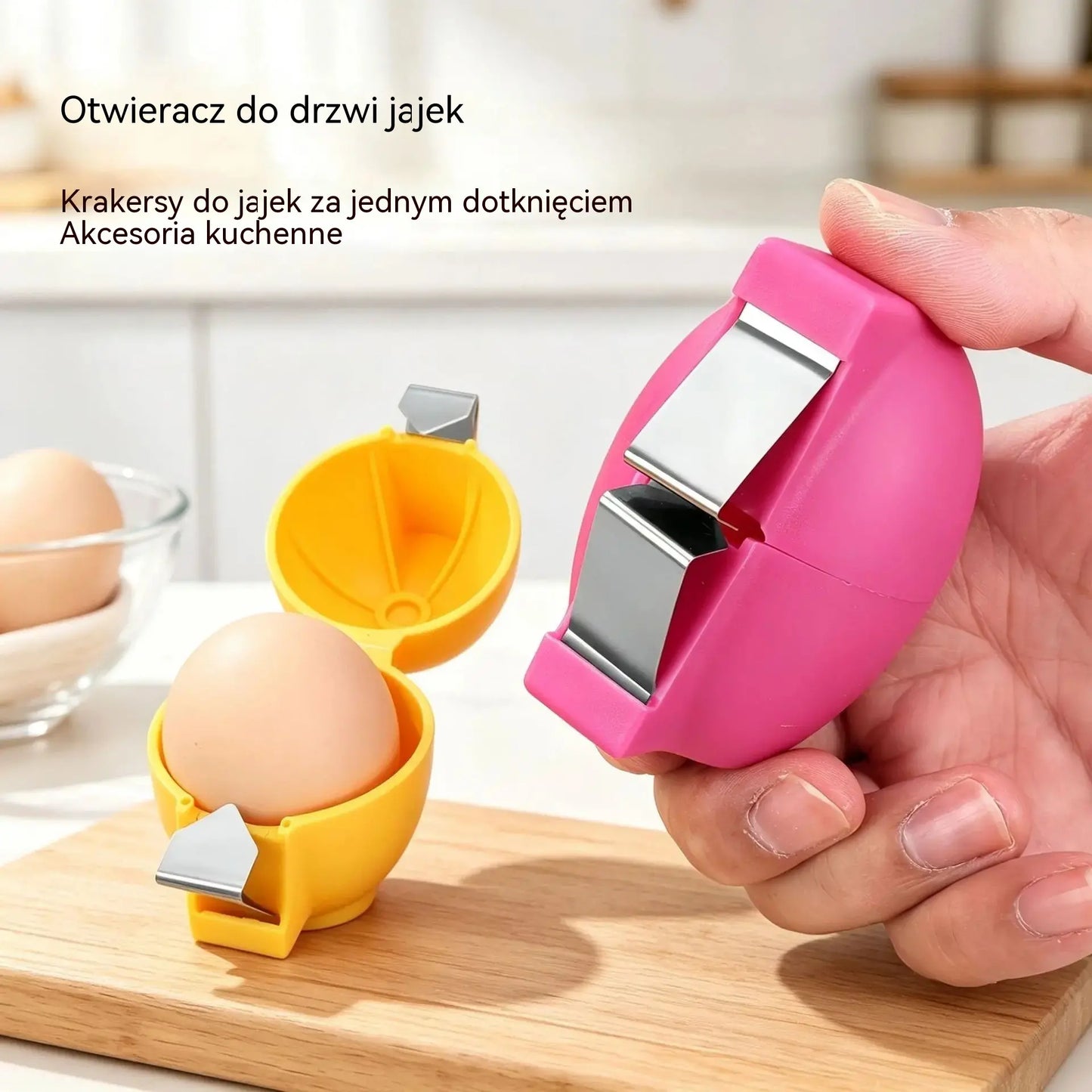 🔥3 sztuki 89 zł🥚 Otwieracze do jajek, Separator skorupek jajek, narzędzie do pieczenia w kuchni, przybory kuchenne
