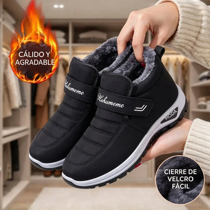 ❄️Botas de invierno para mujer con aislamiento y cierre de velcro: mantén tus pies calientes incluso en condiciones de frío extremo