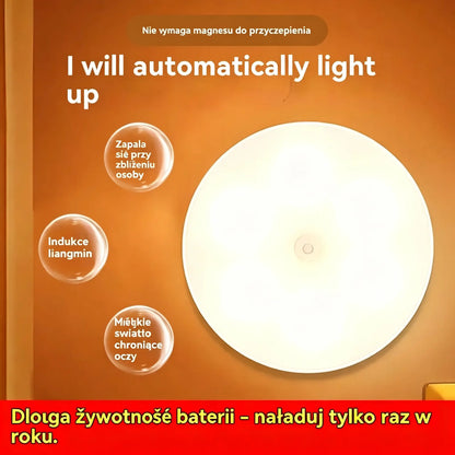 🏡💡【Kup jeden, drugi otrzymasz gratis】Inteligentna lampka LED z czujnikiem ruchu – wygodna, praktyczna i z możliwością ładowania.