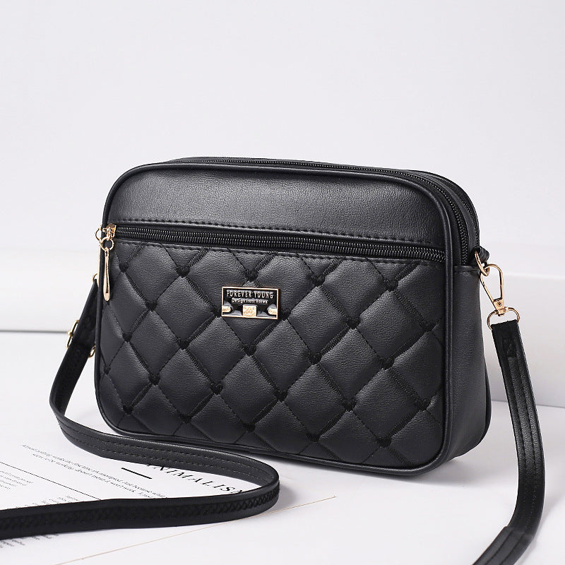 🥰Oferta limitowana -40%! Nowoczesna torba na ramię z pikowanym wzorem, wykonana z miękkiej skóry licowej