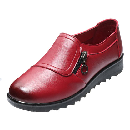 🔥【35-41】Удобни обувки от телешка кожа, мека подметка, неплъзгаща се, устойчива на износване за дълго време, гарантирано качество