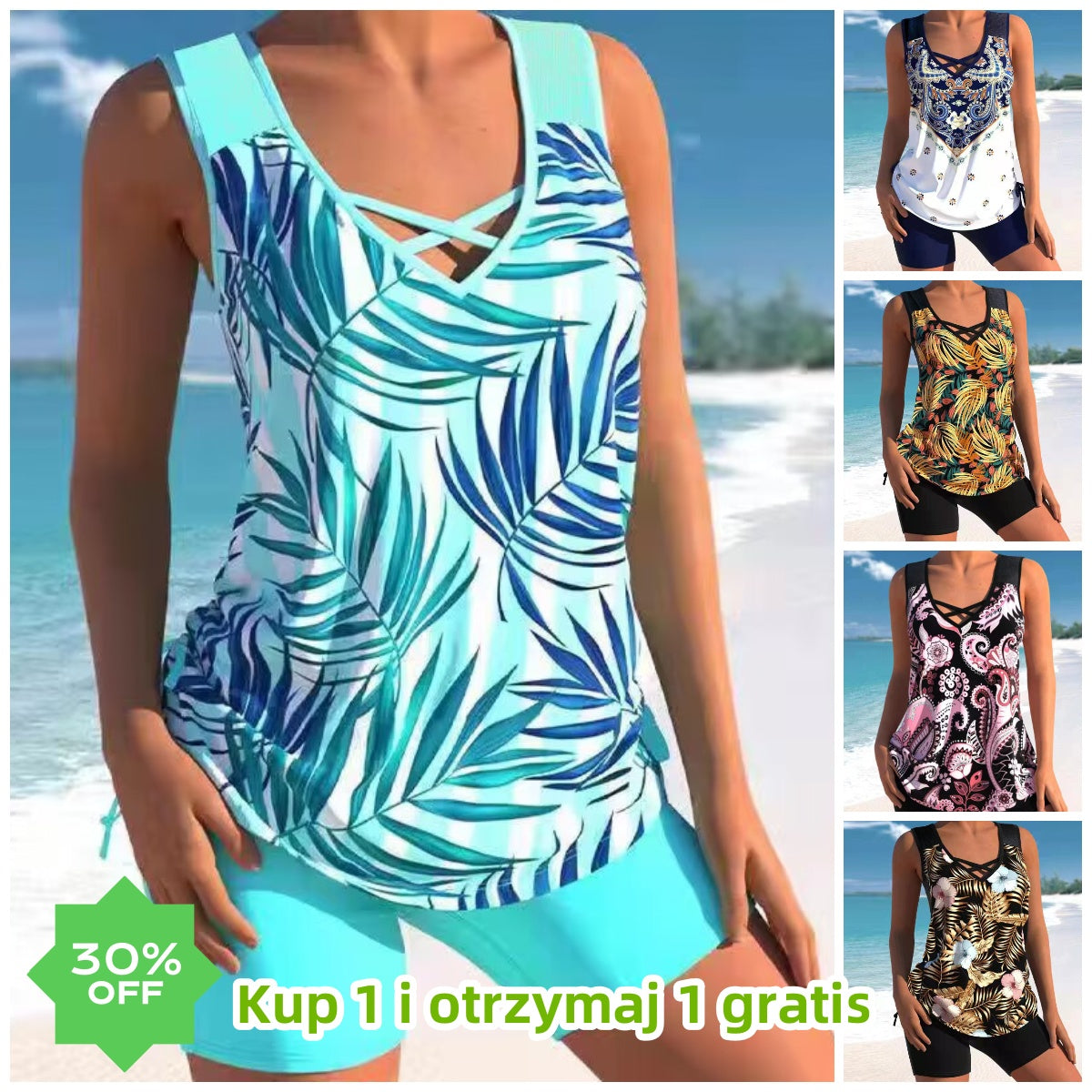 🩱🔥【Limitovaná ponuka】【S–5XL】🩱Dvojdielne plavky s etnickou potlačou – pohodlné, štýlové, ideálne na leto 🌊🌴