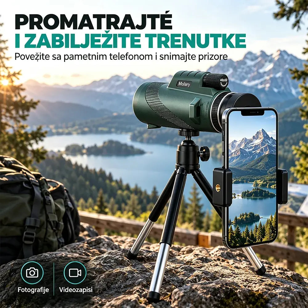 😍🔭【Ograničena ponuda】Monokular visoke rezolucije i vojne kvalitete – idealan za lov i promatranje na velike udaljenosti 🎯🌌