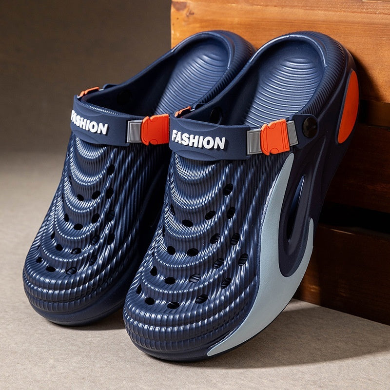 👟 50% zniżki 🌬️ Uniwersalne sandały męskie z grubą podeszwą EVA: antypoślizgowe, superlekkie i oddychające, idealne na plażę, do uprawiania sportu i na co dzień 🏃‍♂️