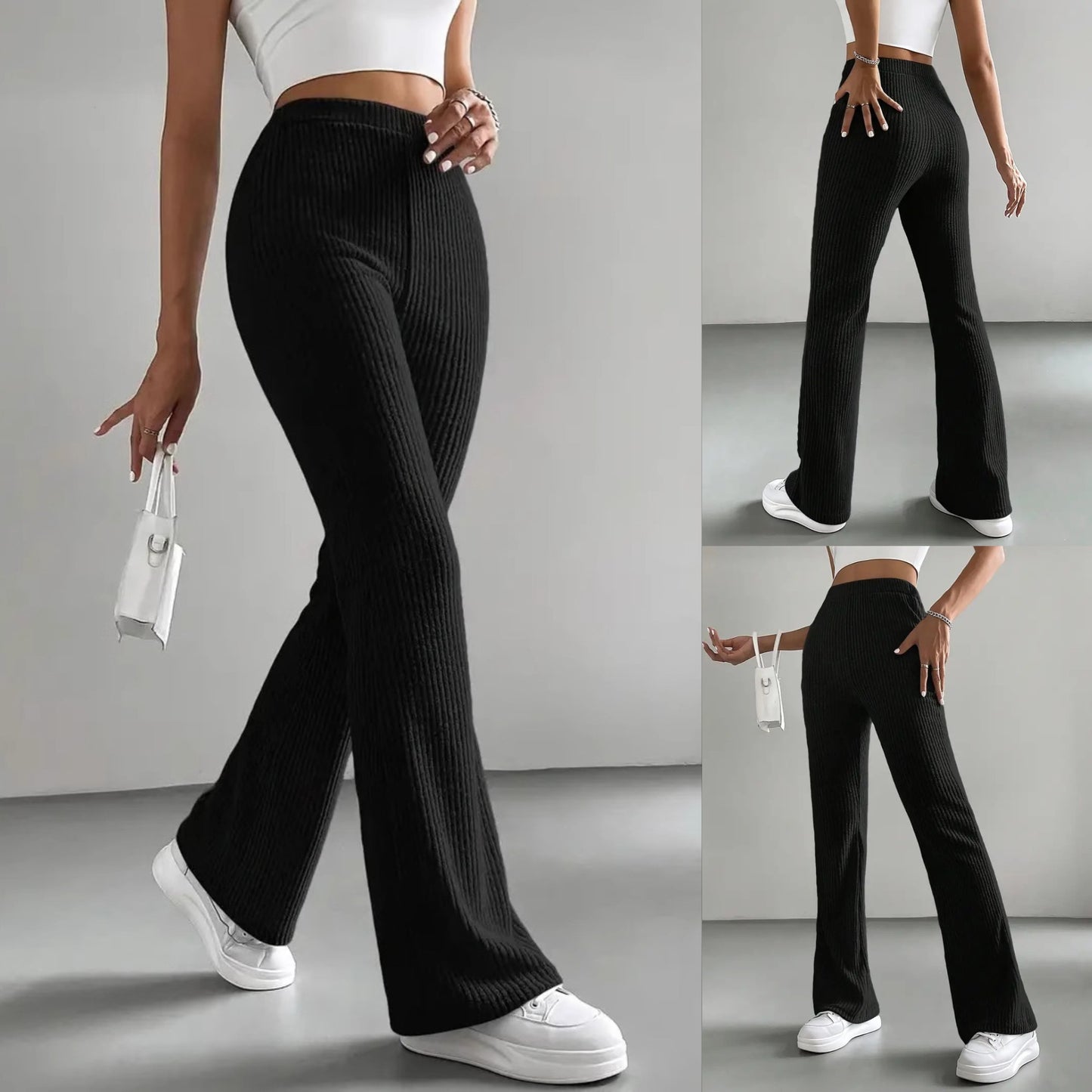 😍【S-2XL】Új, lezser, sokoldalú, karcsúsított, trapéz nadrág