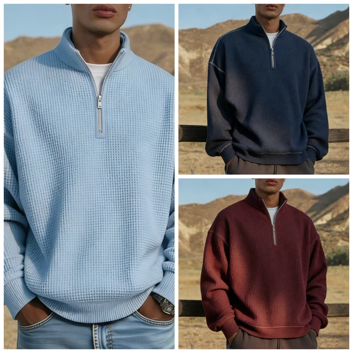 【50 % popust】【S-5XL】Moška jopa s kapuco in zadrgo v evropskem in ameriškem slogu, moška jopa s kapuco in zadrgo s stoječim ovratnikom