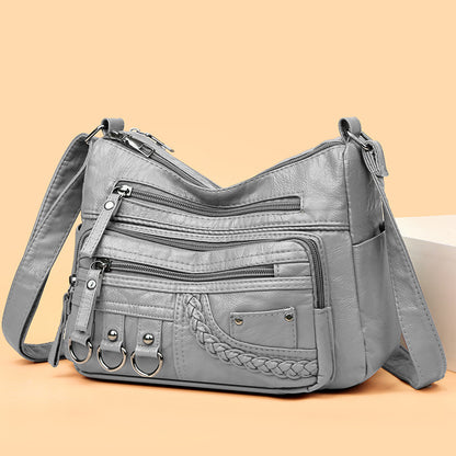 💥【50% zľava po obmedzenú dobu】👜2025 nová veľká mäkká kožená kabelka cez rameno/crossbody