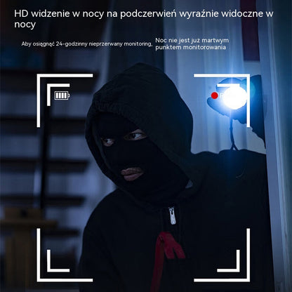 Kamera o wysokiej rozdzielczości z inteligentnym systemem nadzoru domu przez bezprzewodowe WiFi, noktowizorem w podczerwieni, dwukierunkowym interkomem i kamerą o wysokiej rozdzielczości.