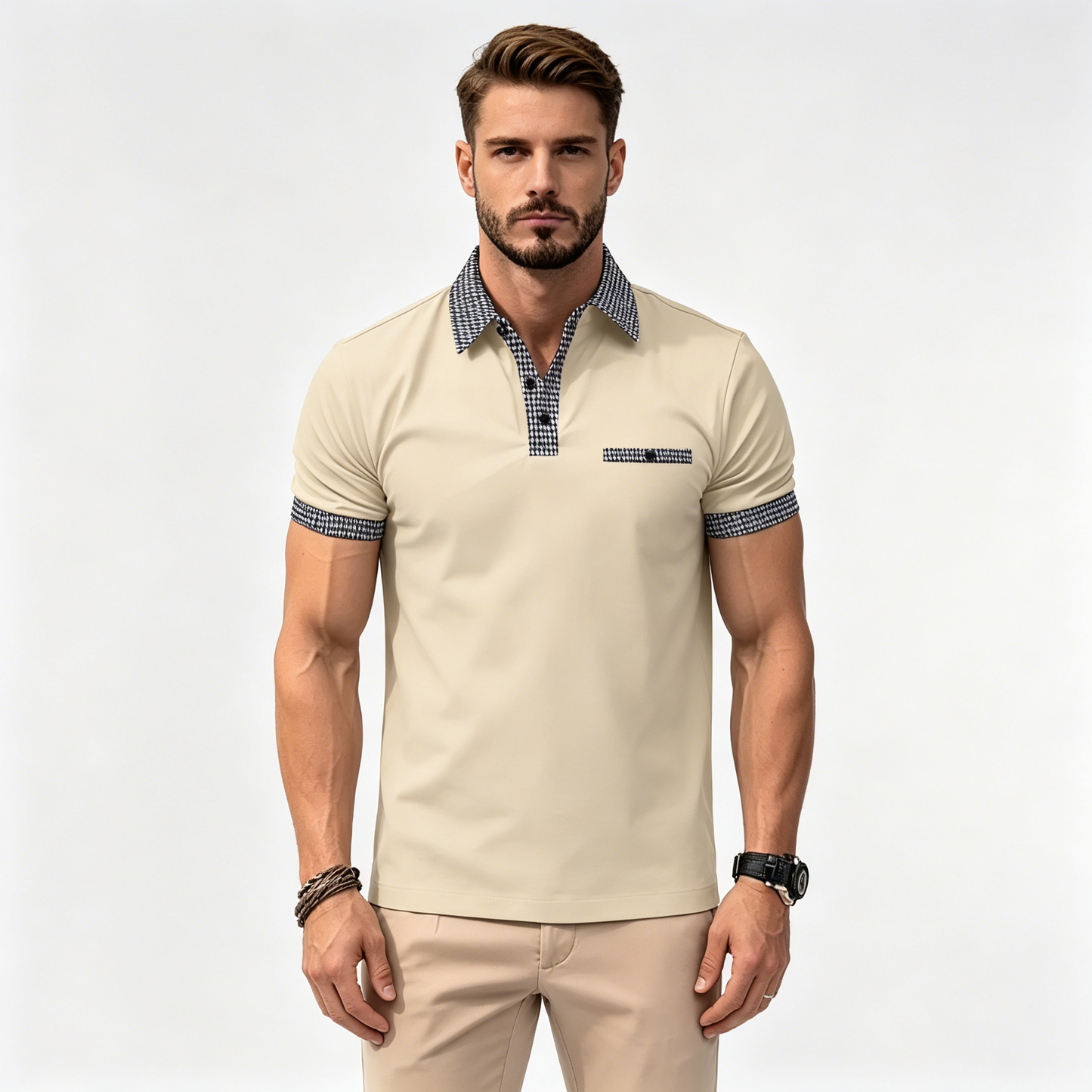 Wyprzedaż specjalna 2026. 💥👔【S-3XL】Męskie letnie koszulki polo, kolorowe guziki, miękkie, wygodne i oddychające