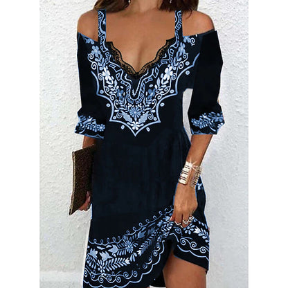 👗🌸【S-5XL】Нова рокля с открити рамене за пролет и лято 2026