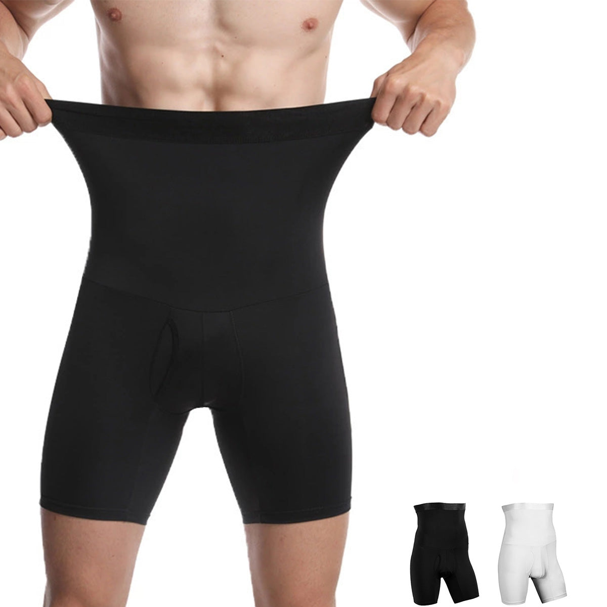🔥💥【Venta caliente】Pantalones moldeadores de cintura alta transpirables y de alta elasticidad para hombre