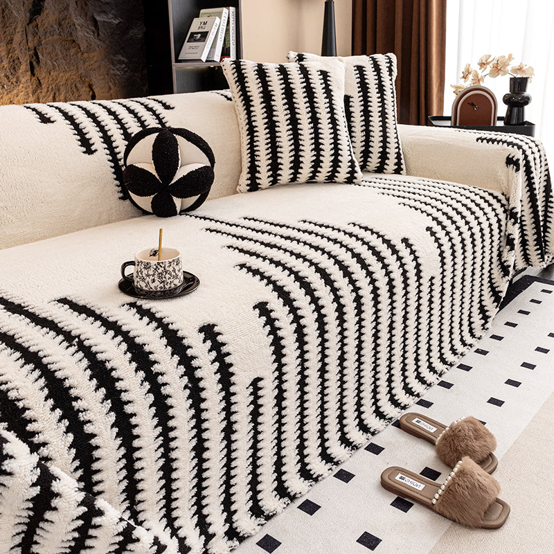 🛋️Vianočná špeciálna ponuka pre ranné vtáčatá:🎉 Mäkký, protišmykový plyšový poťah na pohovku🍂【180*130 cm】