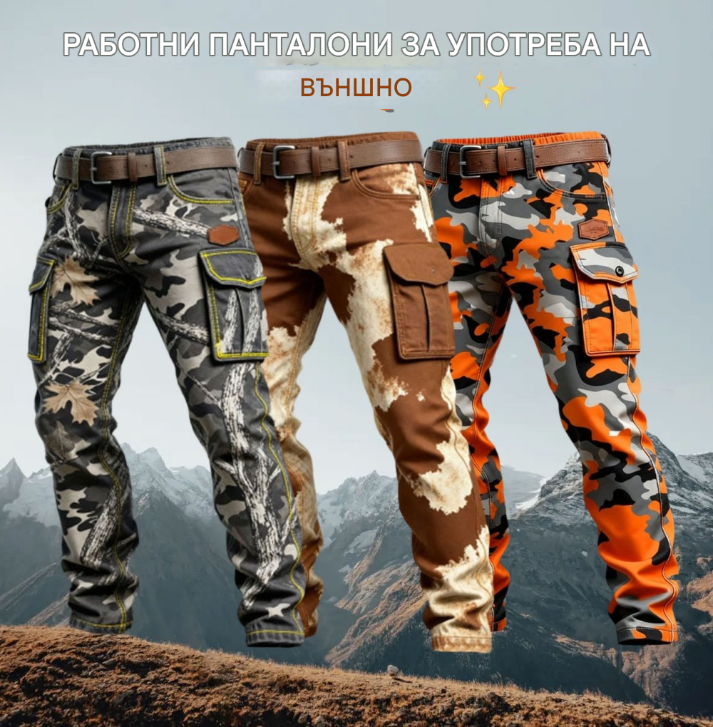 ⏳Последен ден на разпродажбата! 50% отстъпка! 🔥【S-5XL】Мъжки военни тактически панталони, ветроустойчиви и топли.