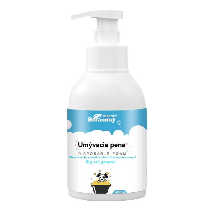 🐱🐈 Nežna dezodorirajoča pena na rastlinski osnovi za hišne ljubljenčke, šamponi za hišne ljubljenčke. Vključena orodja