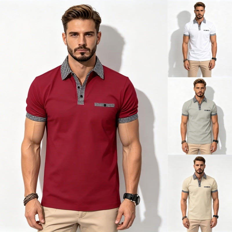 Wyprzedaż specjalna 2026. 💥👔【S-3XL】Męskie letnie koszulki polo, kolorowe guziki, miękkie, wygodne i oddychające