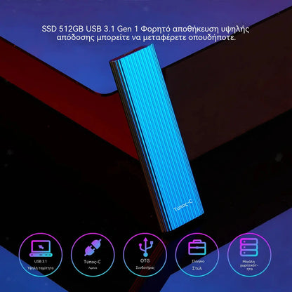 🏆 Oferta ograniczona czasowo ⚡🔥 Przenośny mini dysk SSD Type-C o dużej pojemności 16 TB