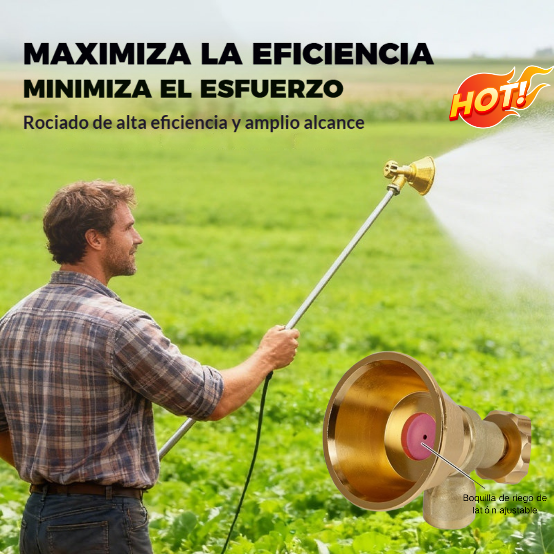 💦【50%OFF】🌾Boquilla de Riego Ajustable de Latón para Pulverizador Agrícola ✅️Pago contra entrega