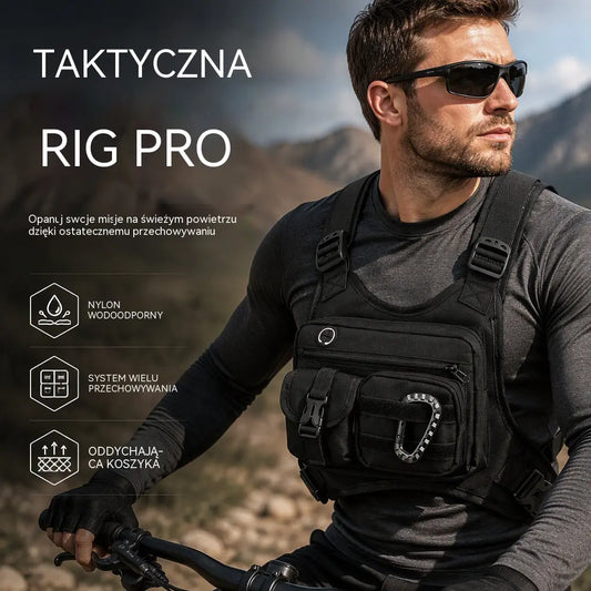 📢📢 50% zniżki! ⏰ Męska taktyczna torba piersiowa do jazdy na rowerze