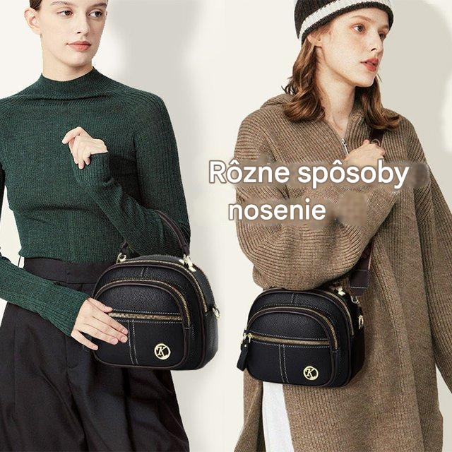 💟【ZĽAVA 50 %】👜2025 Nová malá štvorcová veľkokapacitná prenosná taška/taška na messenger