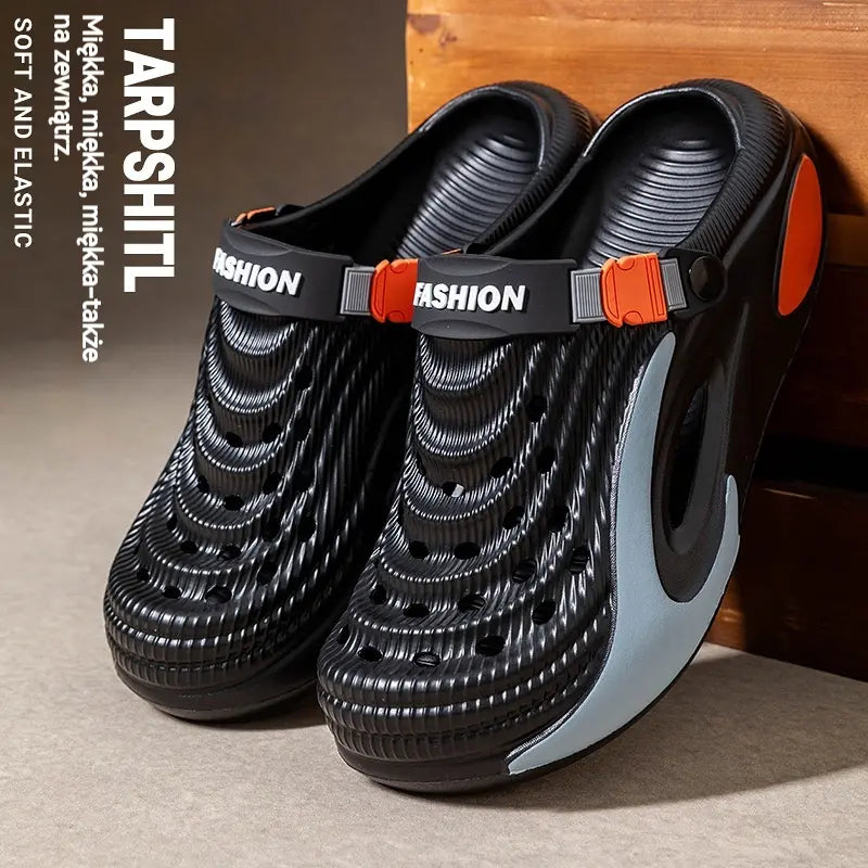 👟 50% zniżki 🌬️ Uniwersalne sandały męskie z grubą podeszwą EVA: antypoślizgowe, superlekkie i oddychające, idealne na plażę, do uprawiania sportu i na co dzień 🏃‍♂️