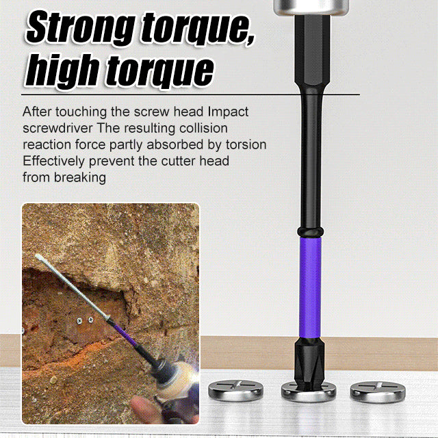 🔥🧰【25+50+65+70+90+150mm】Nadgrajena izvijaška konica z visoko trdoto, močnim magnetizmom, protizdrsna