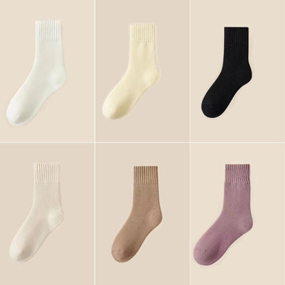 🔥【Reducere de 50%】🧦Șosete groase și călduroase din lână pentru iarnă, super groase și călduroase, elastice, mărimea 35-42