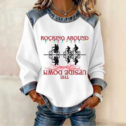 🔥⛄❄️🔥【 50% sleva】🔥【S-5XL】Nová podzimní/zimní mikina, vysoce kvalitní potisk