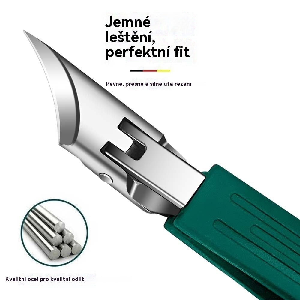 🔥【Kupte 1 a dostanete 1 zdarma】🔥 Nůžky na nehty s protiskluzovou úpravou a 25° zkoseným okrajem (sada 3 kusů)